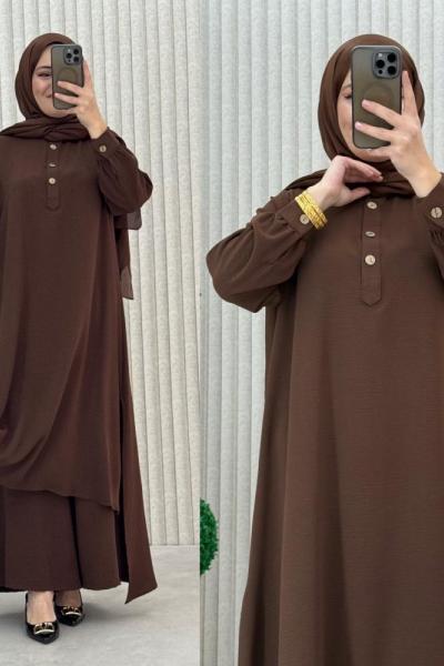 Selen Salaş Takım Kahverengi