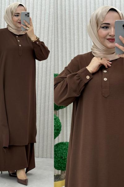 Selen Salaş Takım Kahverengi