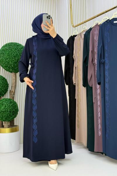 Aygün Kapaklı Ferace  Lacivert