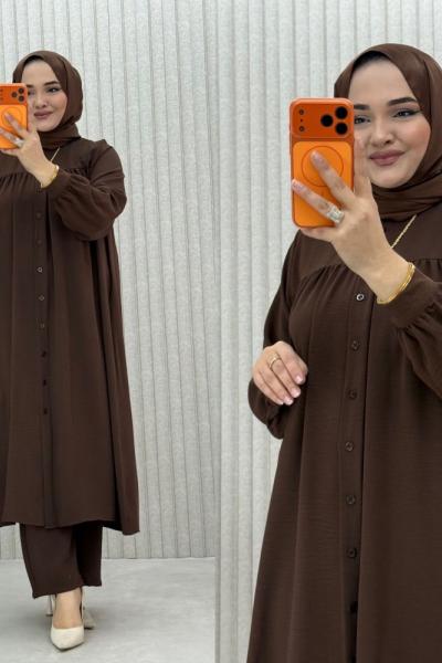 Betül Takım Kahverengi