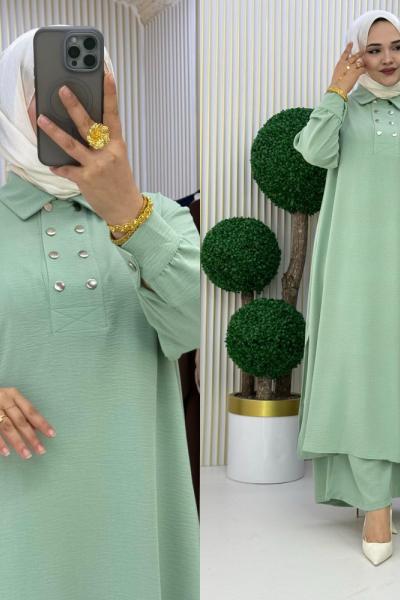 Nisan Takım Mint Yeşili