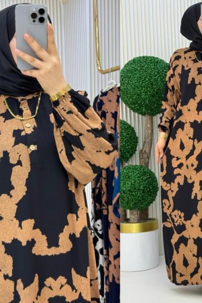 Hasna Elbise Vizon Siyah