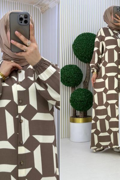 Meriç Takım Kahverengi