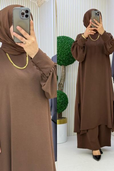 Alya Takım Kahverengi