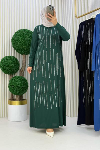 Stil Elbise Zümrüt