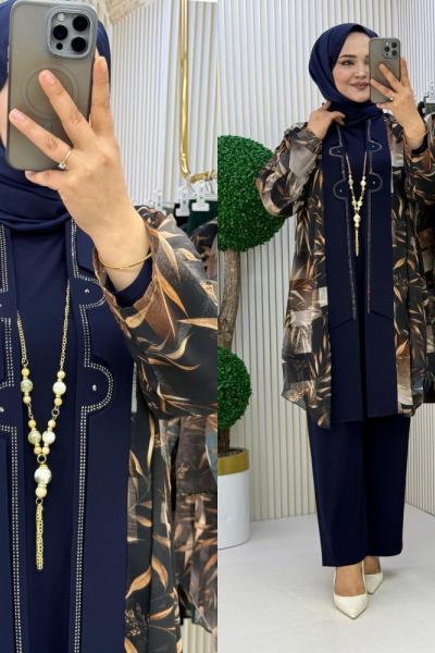 Hüner 3’lü Takım Lacivert