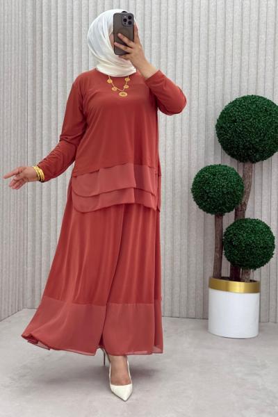 Fındık Etekli Takım  Kiremit