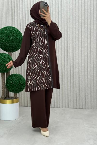 Gülben Takım Kahverengi