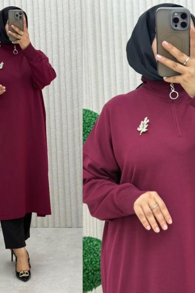 4073 Evay Tunik  Bordo