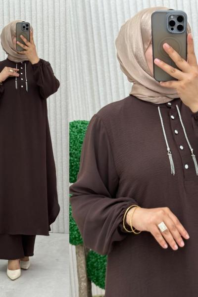 Safir Takım Kahverengi