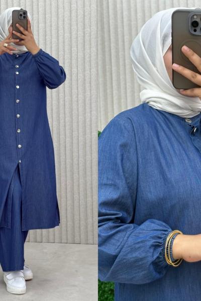 Marjin Kot Takım Lacivert