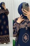 Şule Elbise Lacivert