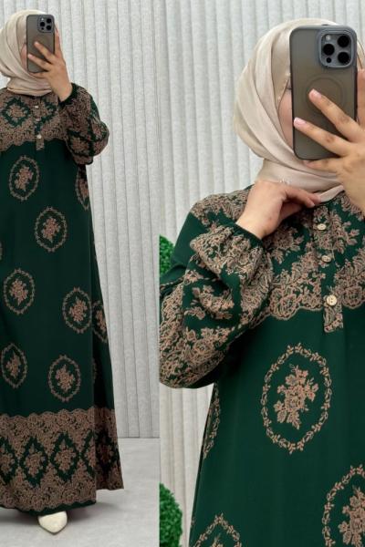 Şule Elbise Zümrüt