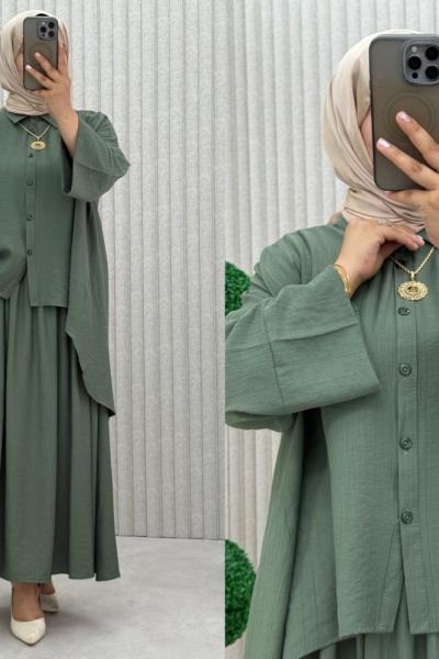 Şehbal Etekli Takım Haki