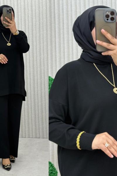 Hare Triko Takım Siyah