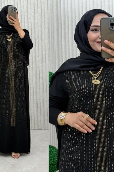 Ahenk Elbise  siyah gold