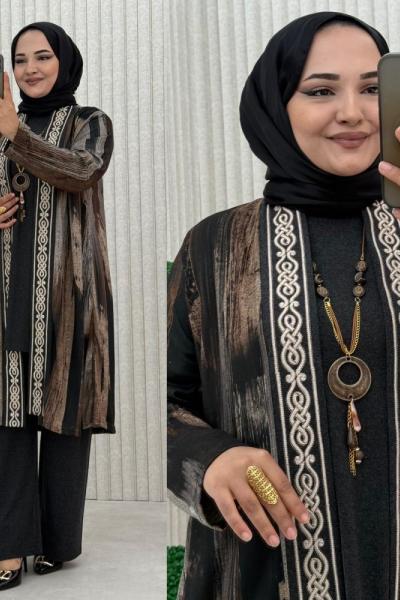 Ferah 3’lü Takım  Siyah