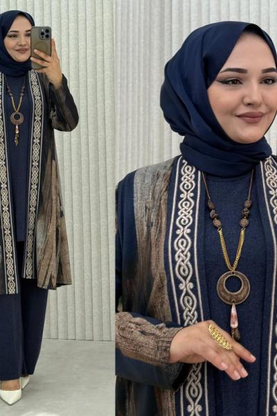 Ferah 3’lü Takım  Lacivert