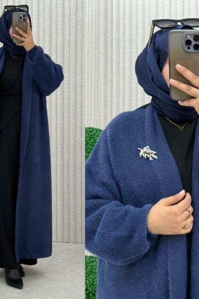 Pamuk Hırka Lacivert