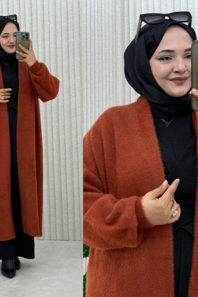 Pamuk Hırka Kiremit