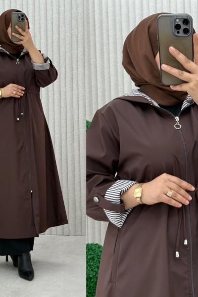 Zirve Trençkot Kahverengi