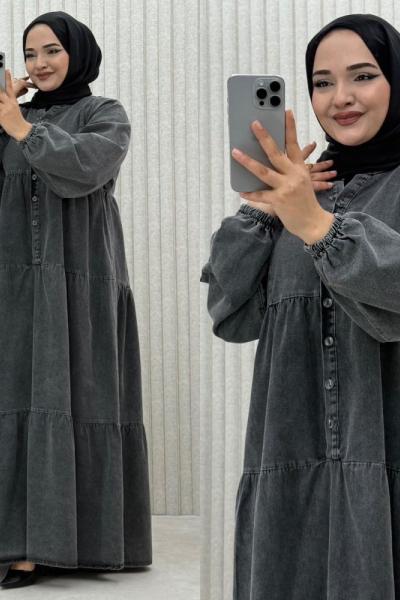 Desin Kot Elbise Siyah