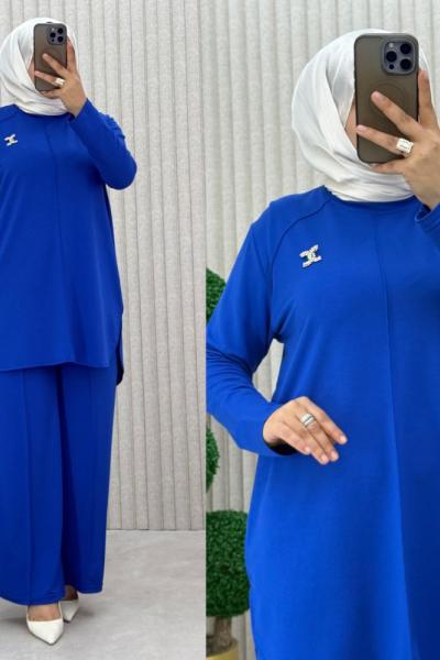 zelin takım Saks Mavisi