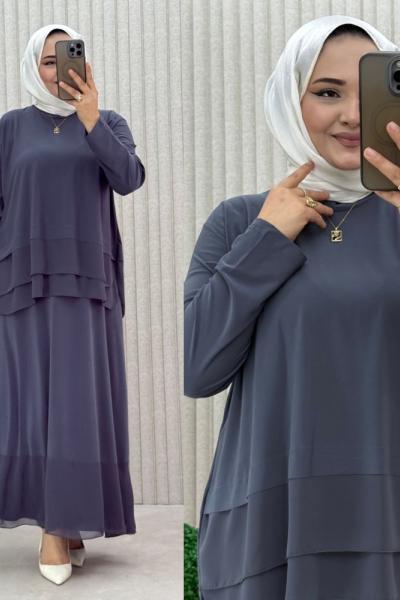 Fındık Etekli Takım Antrasit