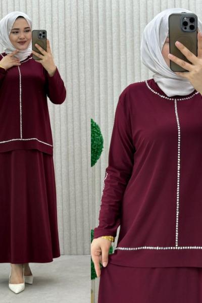 Hilal Etekli Takım Bordo