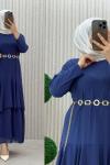 Şenay Elbise  İndigo