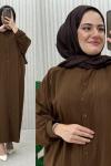 Safa Tunik/Elbise Kahverengi
