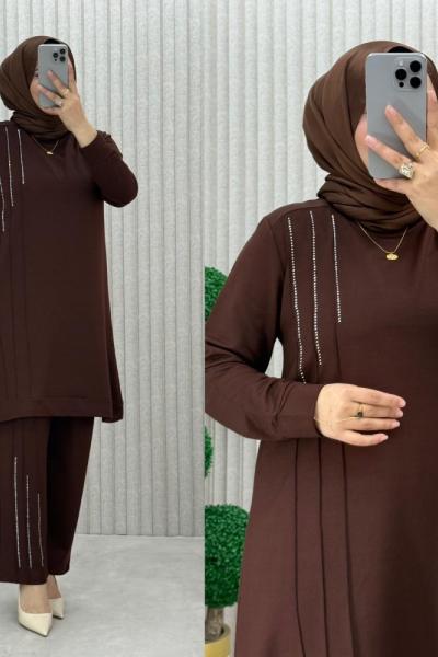 Efsun Takım Kahverengi