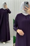 SAHRA ELBİSE FERACE Mor