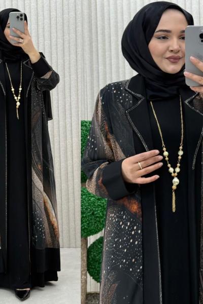 Bilgen Elbise Takım Siyah