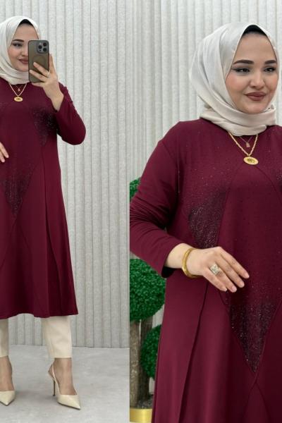 LUDA TUNİK Bordo