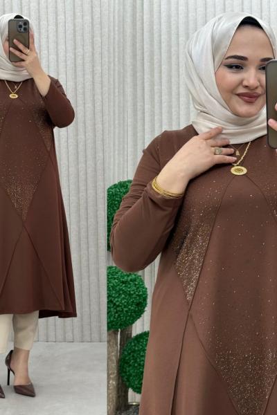 LUDA TUNİK Kahverengi