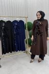 Kadife tunik Lacivert