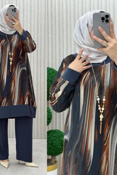 ALİNA 2 Lİ TAKIM  Antrasit