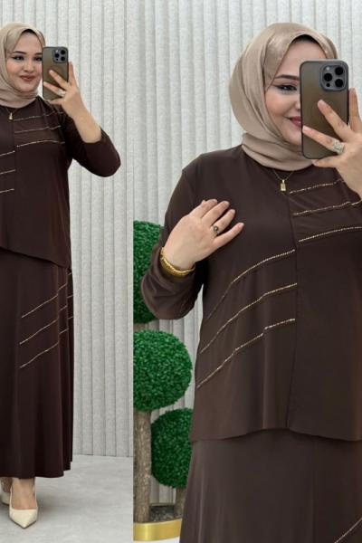 Şeyda Takım Kahverengi