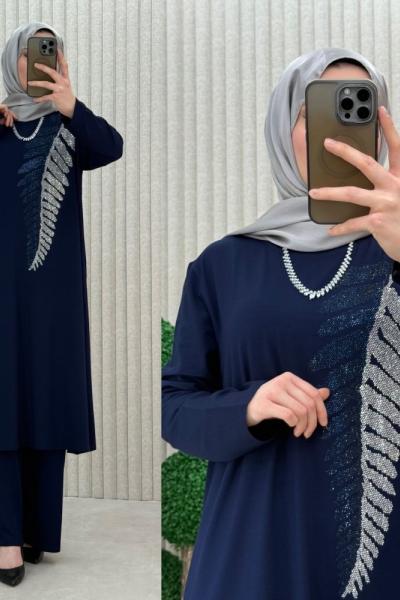 Hanife Takım Lacivert