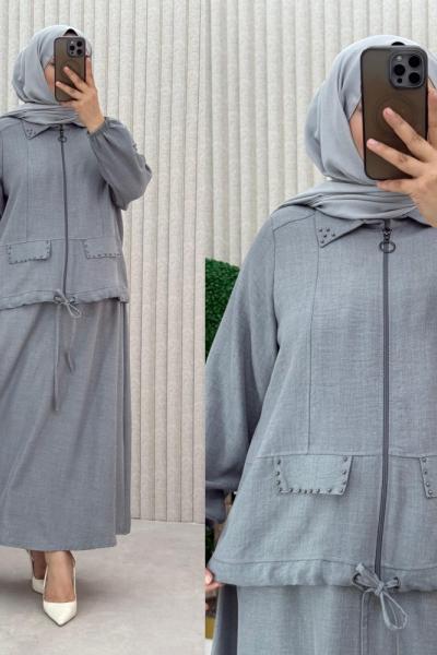 Neval Etekli Takım  Gri