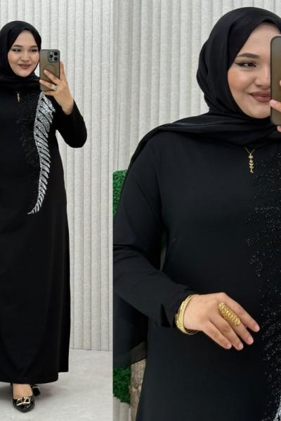 Günışığı elbise Siyah