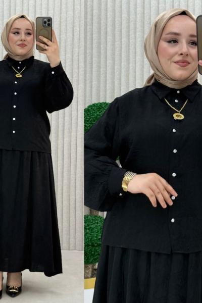 Deniz Etekli Takım Siyah