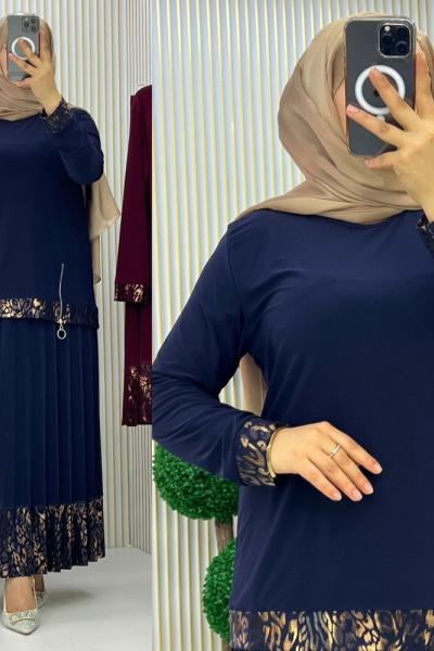 Sevda Etekli Takım Lacivert