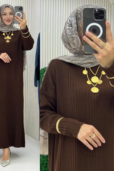 Beril Elbise Kahverengi