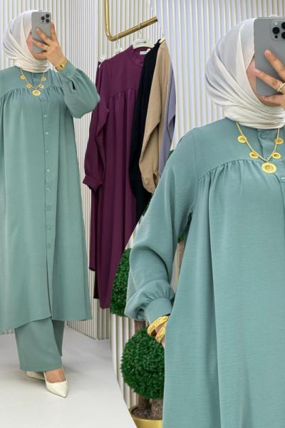 Betül Takım Mint Yeşili