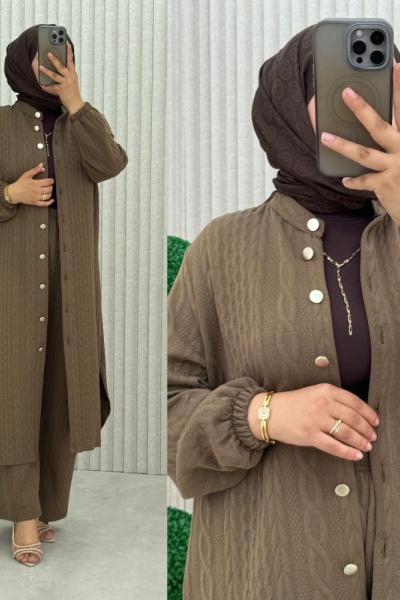 Ceylan Takım Kahverengi