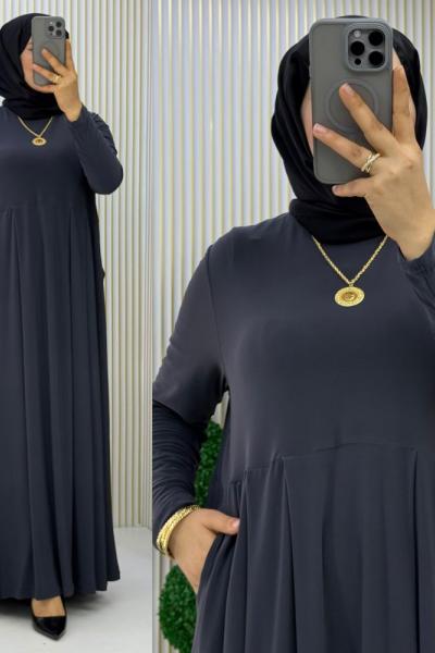 Esengül Elbise Füme