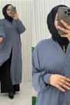 Gufi Hırka Gri