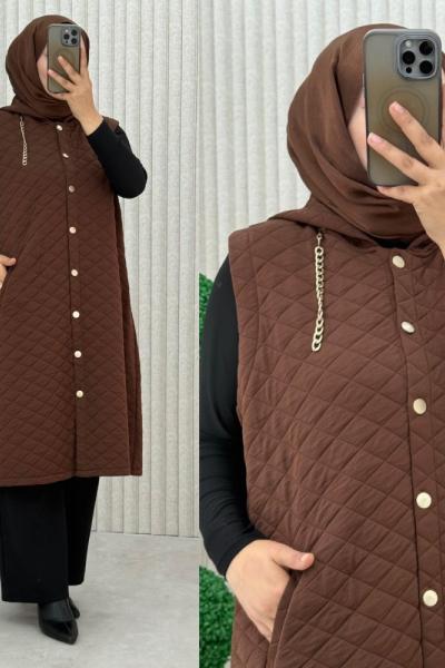 Kırım Yelek Kahverengi